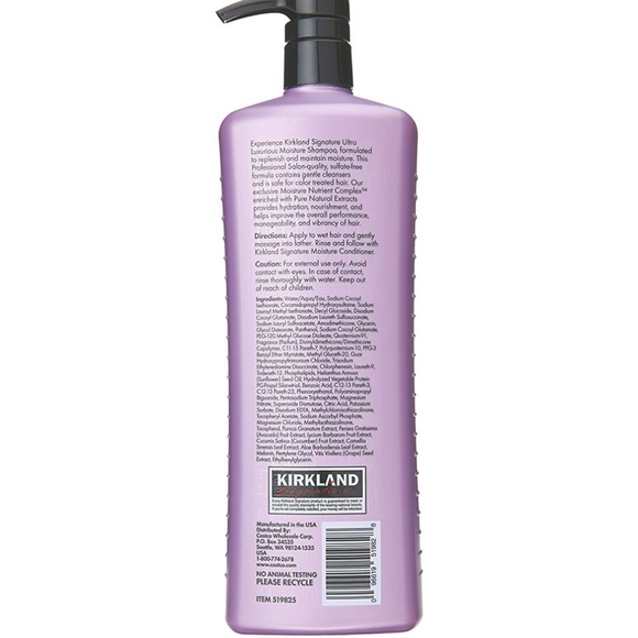 Kirkland Signature Accessories Kirkland Professional Moisture Shampoo Poshmark